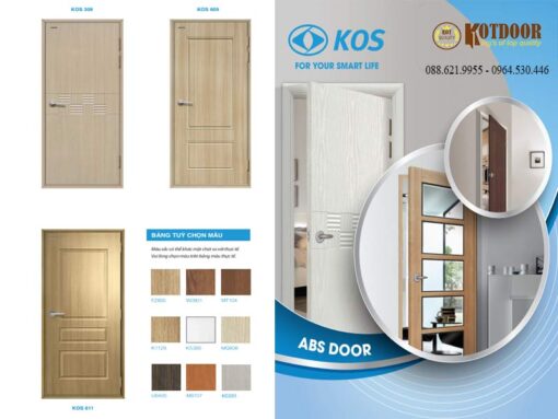 Báo giá cửa nhựa abs hàn quốc kos chính hãng