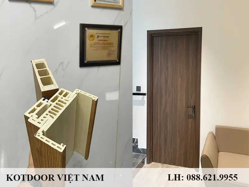Cấu tạo chi tiết các mẫu cửa nhựa giả gỗ phòng ngủ