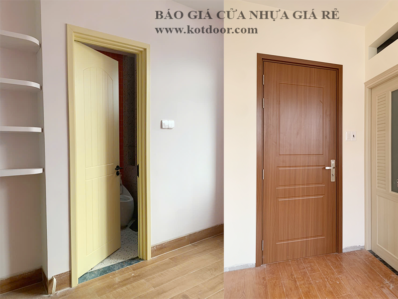 Mẫu cửa nhựa composite giá rẻ