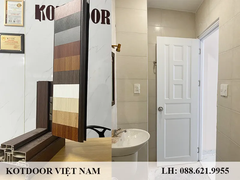 Ưu điểm mẫu cửa nhựa giả gỗ