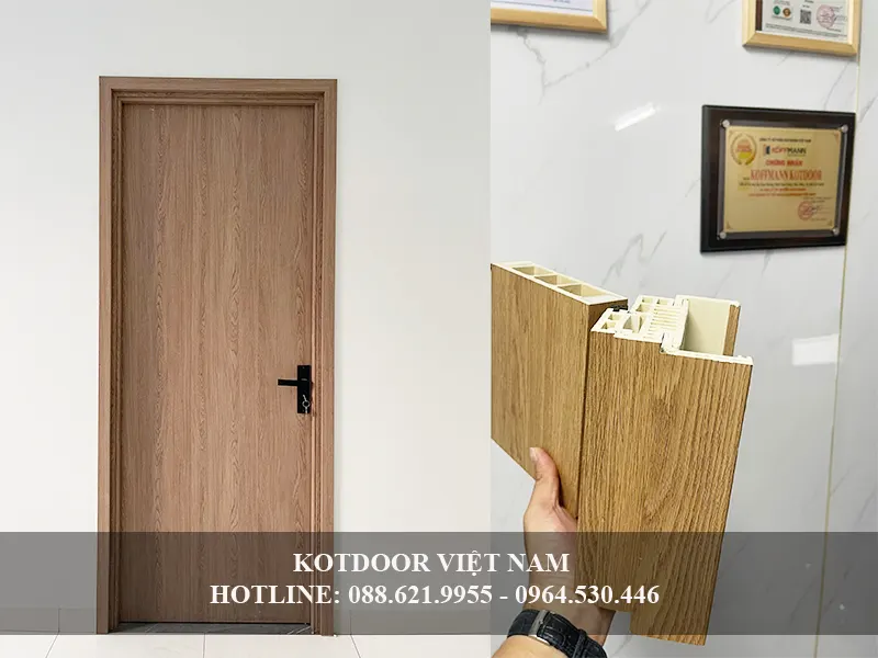 Cấu tạo cửa nhựa composite giả gỗ