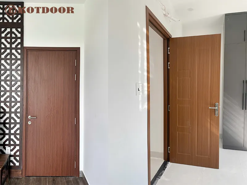 Mẫu cửa nhựa composite đẹp, bền, sang trọng