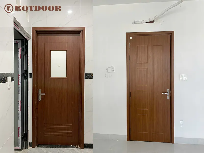 Mẫu cửa nhựa composite đẹp, bền, sang trọng