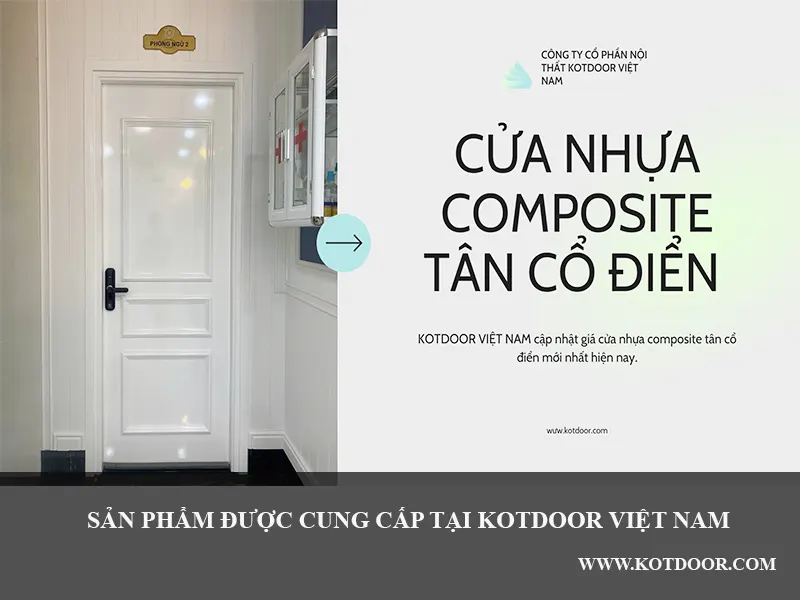 Báo giá cửa nhựa composite tân cổ điển sơn pu mới nhất