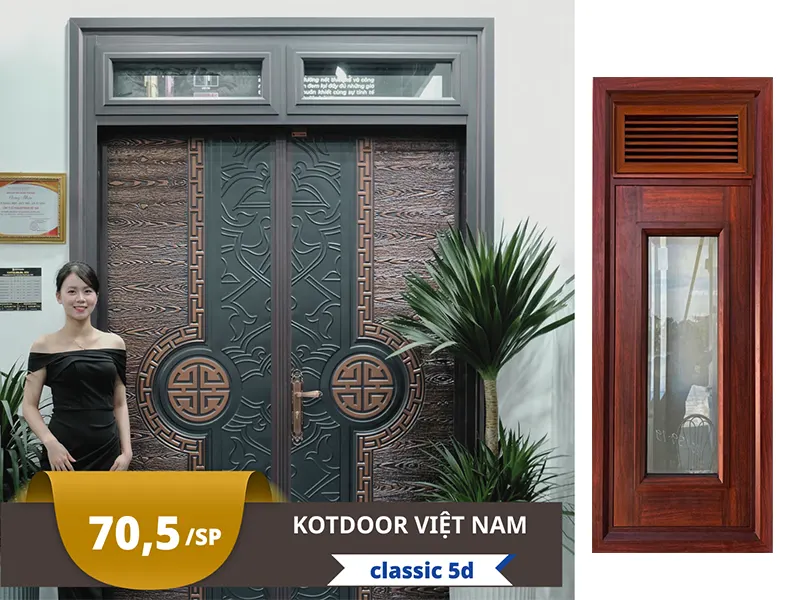 Cửa Thép Vân Gỗ Koffmann [ Giá Bao Nhiêu 1m Năm 2025 ]