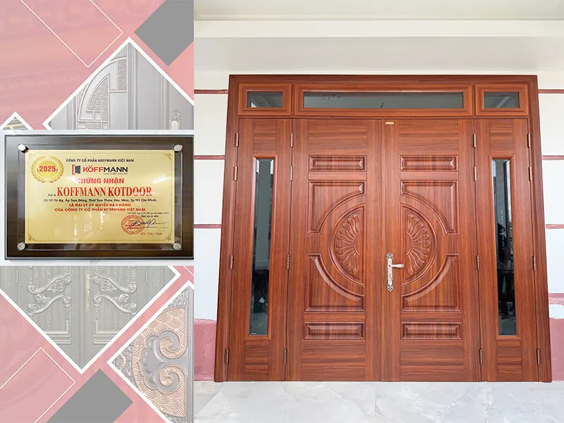 Thương hiệu cửa thép vân gỗ Koffman Việt Nam