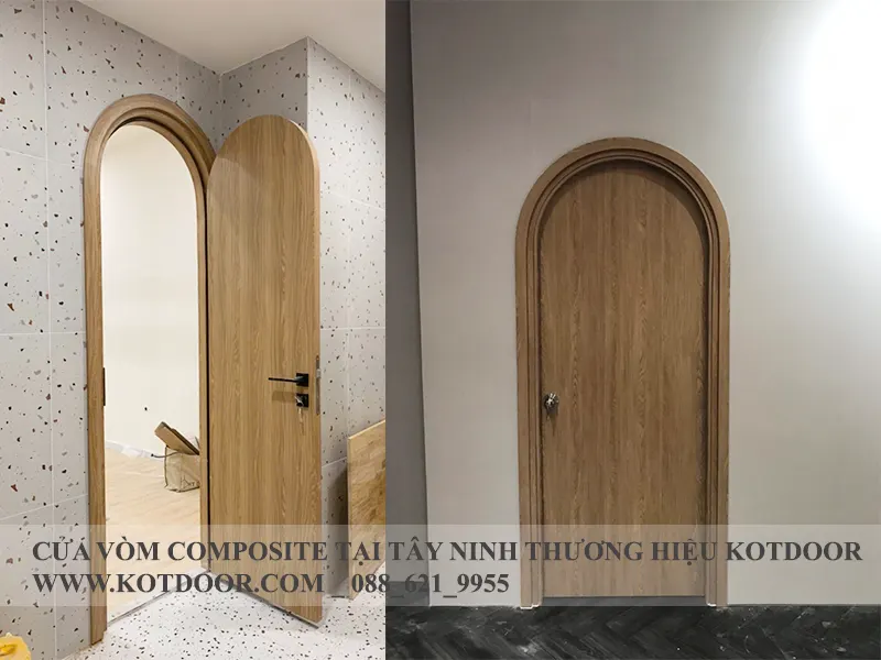 Cấu tạo kích thước cửa vòm composite tại Tây Ninh