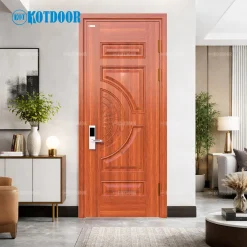 Cửa Thép Vân Gỗ 1 Cánh KG-1.01T