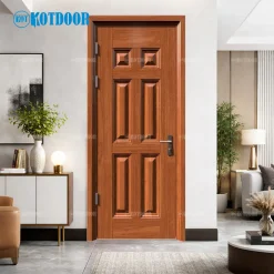 Cửa Thép Vân Gỗ 1 Cánh KG-1.04