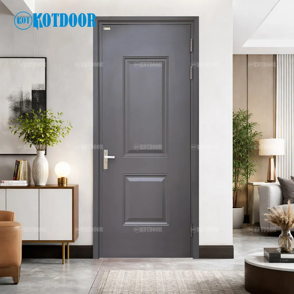 Cửa Thép Vân Gỗ 1 Cánh KG-1.06