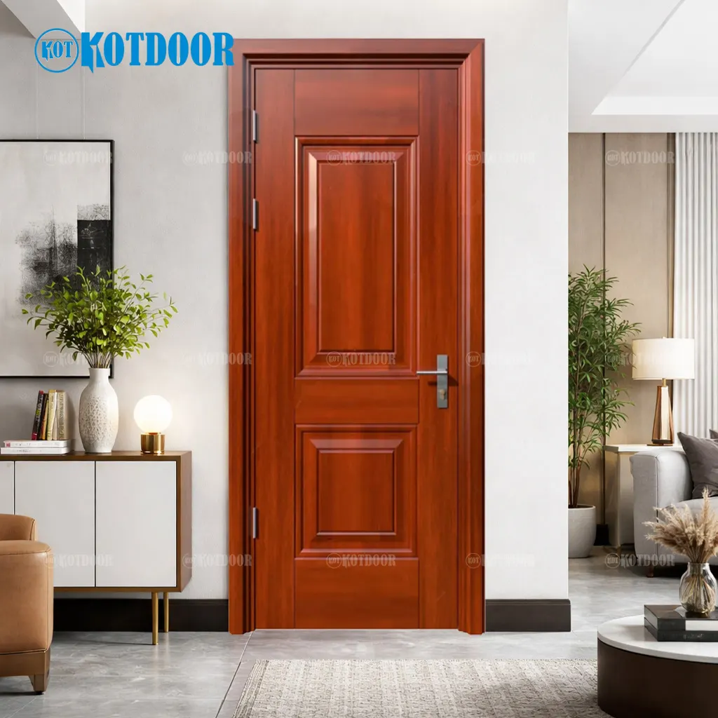 Cửa Thép Vân Gỗ 1 Cánh KG-1.06