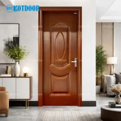 Cửa Thép Vân Gỗ 1 Cánh KG-1.07