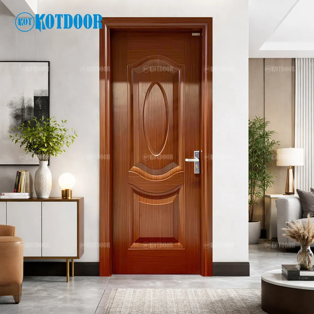 Cửa Thép Vân Gỗ 1 Cánh KG-1.07