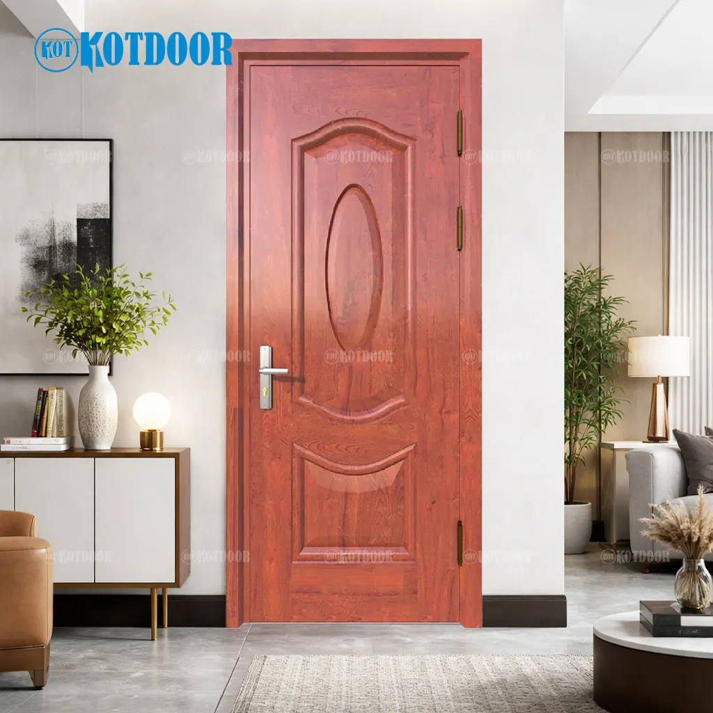 Cửa Thép Vân Gỗ 1 Cánh KG-1.07