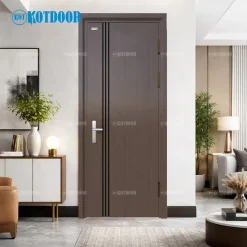 Cửa Thép Vân Gỗ 1 Cánh KG-1.08