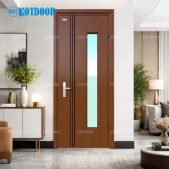 Cửa Thép Vân Gỗ 1 Cánh KG-1.08K