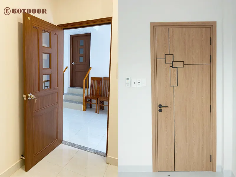 Quy trình thi công và lắp đặt cửa nhựa giả gỗ
