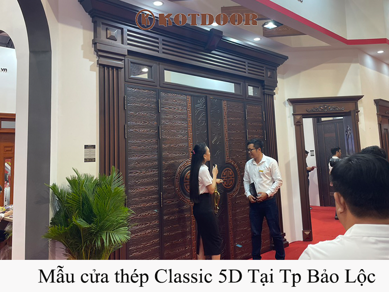 Báo giá cửa thép Classic 5D tại Tp Bảo Lộc