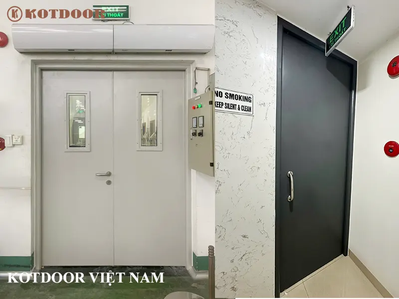 Ưu điểm nổi bật cửa thép chống cháy tiêu chuẩn