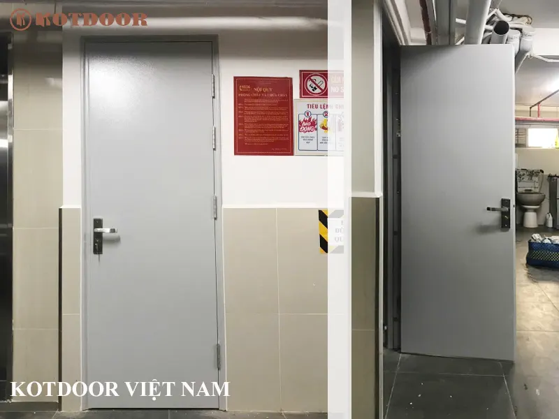Vì sao nên chọn cửa thép chống cháy