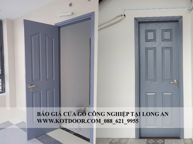 Báo giá cửa gỗ công nghiệp hdf tại Long An 