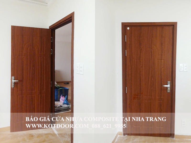 Báo giá cửa nhựa composite tại Nha Trang bao nhiêu 1m