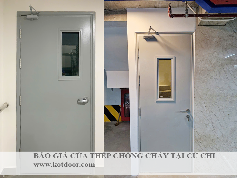 Báo giá cửa thép chống cháy EI70 tại Củ Chi