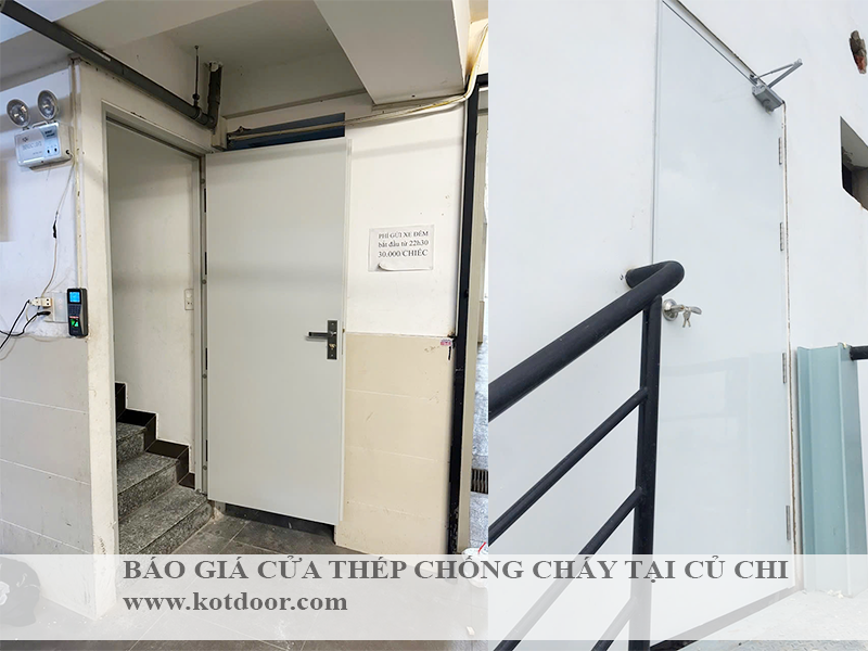 Báo giá cửa thép chống cháy EI90 tại Củ Chi