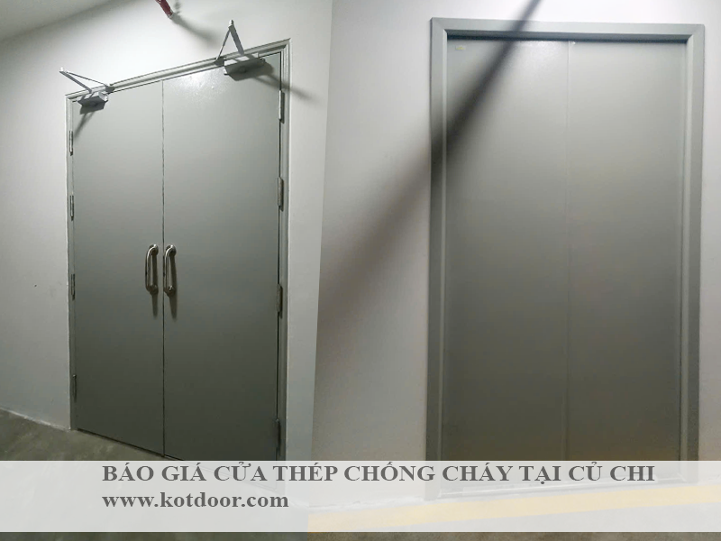 Báo giá cửa thép chống cháy bao nhiêu 1m tại củ chi