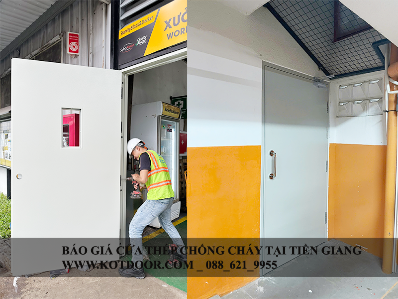 Báo giá cửa thép chống cháy tại tiền giangBáo giá cửa thép chống cháy tại tiền giang