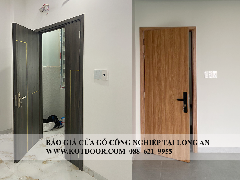 Giá cửa gỗ công nghiệp tại Long An bao nhiêu 1m