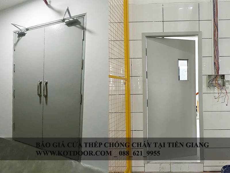 Giá cửa thép chống cháy tại Tiền Giang EI 60 phút