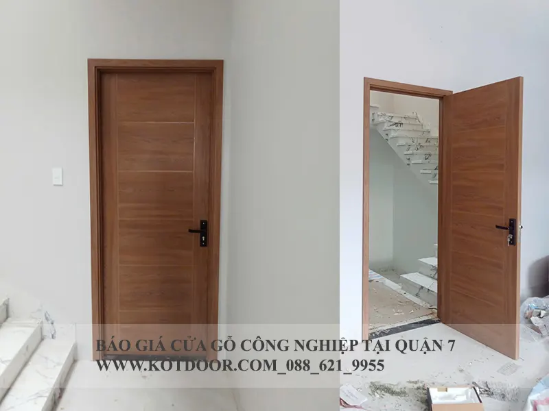 Báo Giá Cửa Gỗ Công Nghiệp Tại Quận 7 Dòng HDF MDF