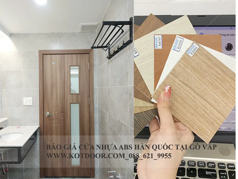 Báo giá cửa nhựa abs hàn quốc tại Gò Vấp dòng ô kính