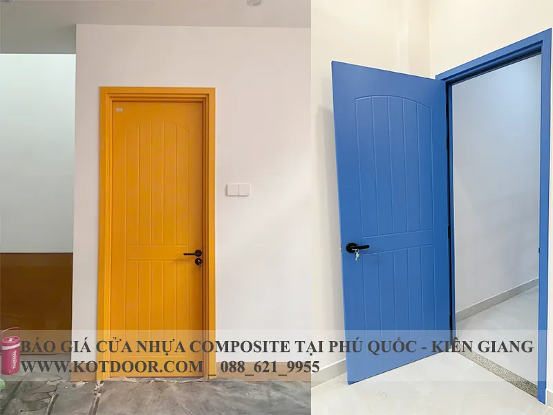 Báo giá cửa nhựa composite tại Phú Quốc dòng sơn pu