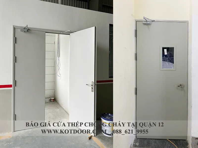 Báo giá cửa thép chống cháy tại Quận 12 bao nhiêu 1m