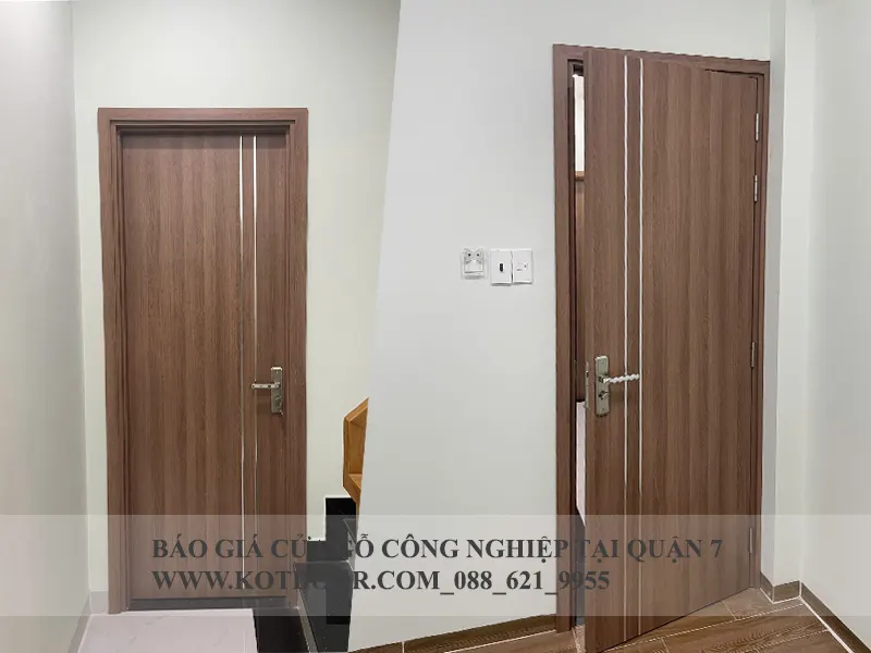 Báo Giá Cửa Gỗ Công Nghiệp Tại Quận 7 Dòng HDF MDF