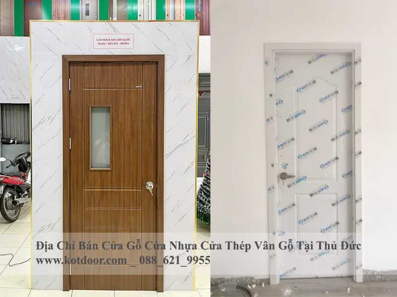 Mẫu cửa nhựa abs hàn quốc tại Thủ Đức