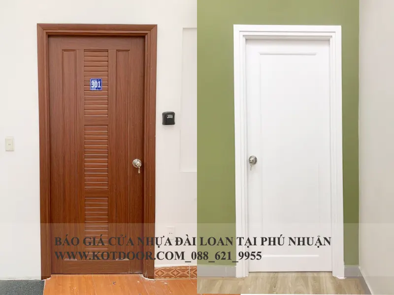 Mẫu cửa nhựa đài loan tại Phú Nhuận 