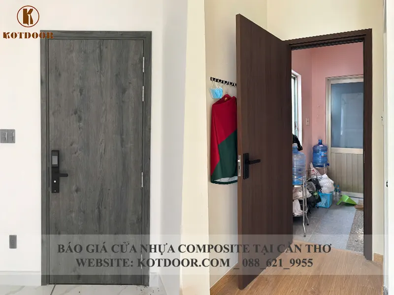 Báo giá cửa nhựa composite phủ da tại Cần Thơ