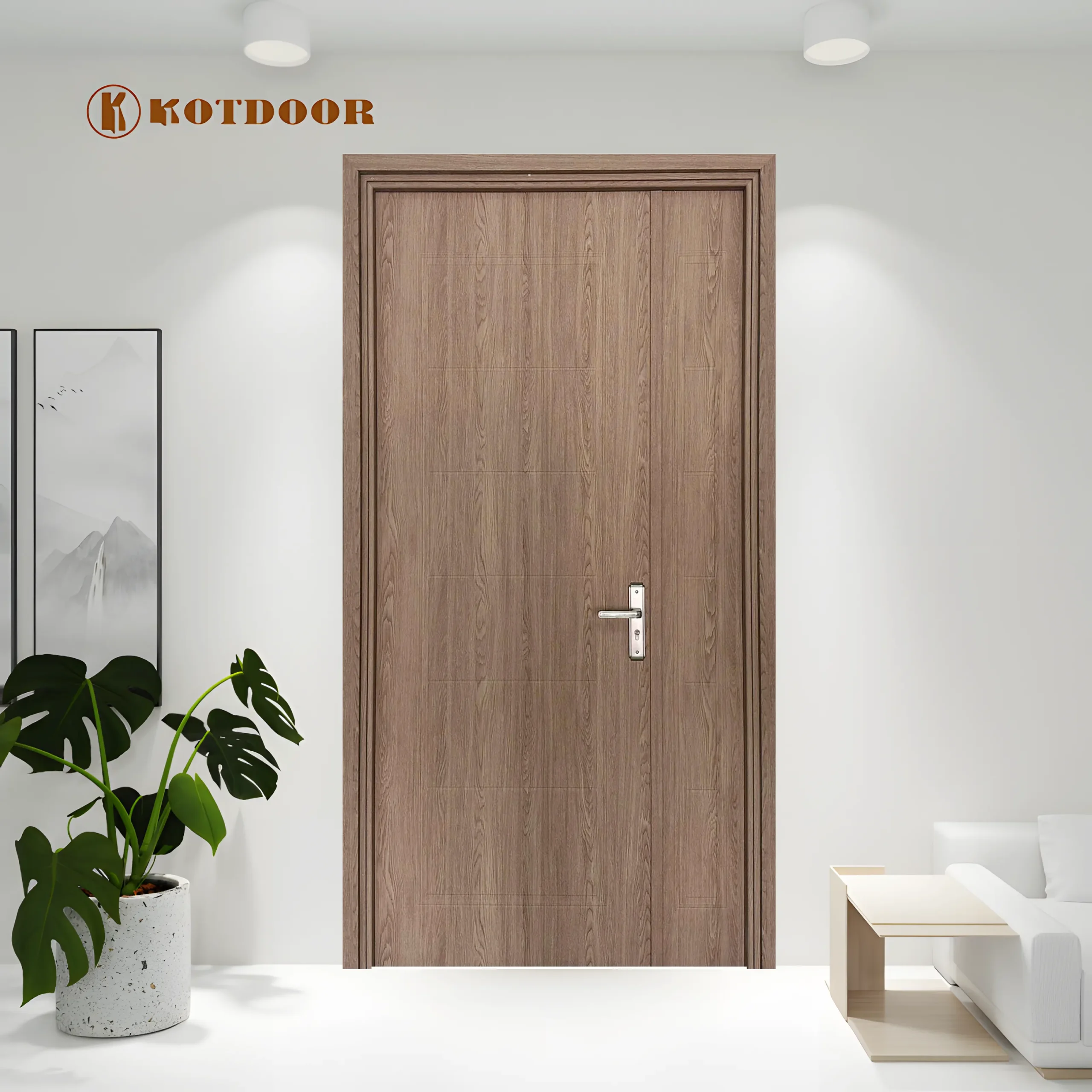 Cửa nhựa mẹ bồng con composite kotdoor 02