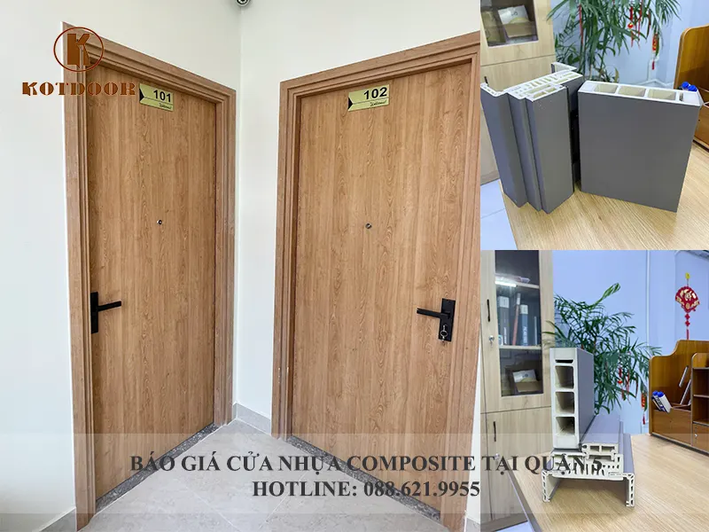 Báo giá cửa nhựa composite tại Quận 5 bao nhiêu 1 bộ