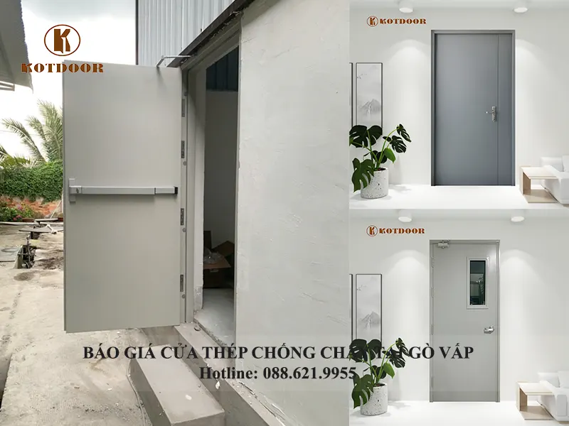 Báo giá cửa thép chống cháy EI45 phút tại Gò Vấp