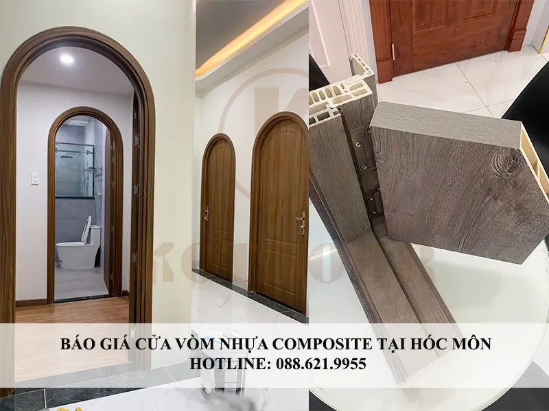 Báo giá cửa vòm nhựa composite tại Hóc Môn bao nhiêu 1 bộ