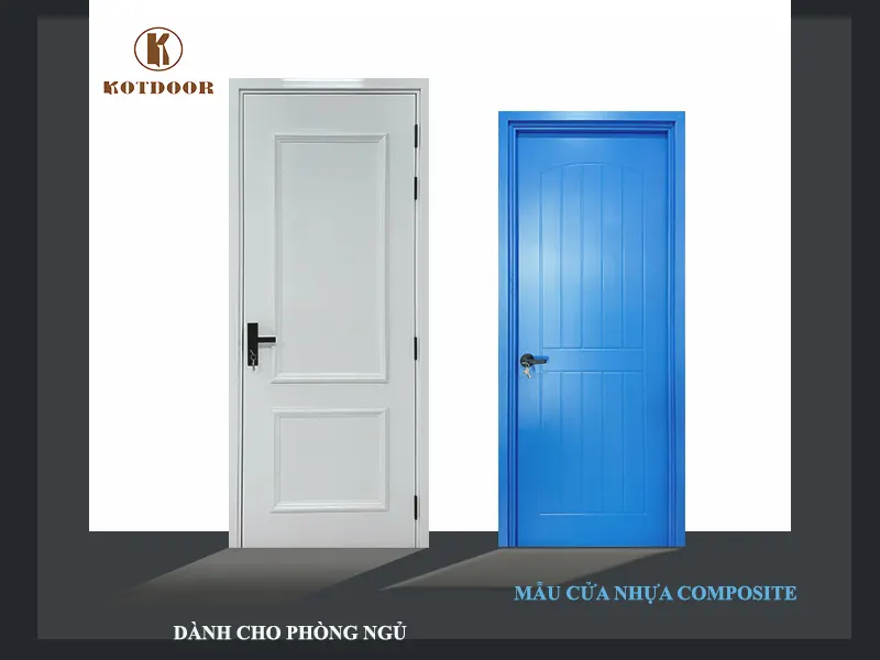 Mẫu cửa nhựa composite sơn pu