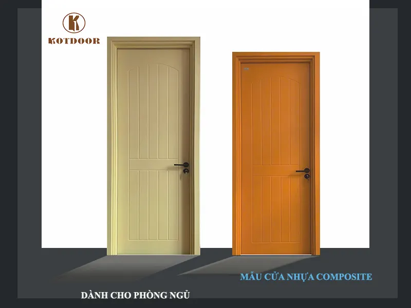 Mẫu cửa nhựa composite sơn pu