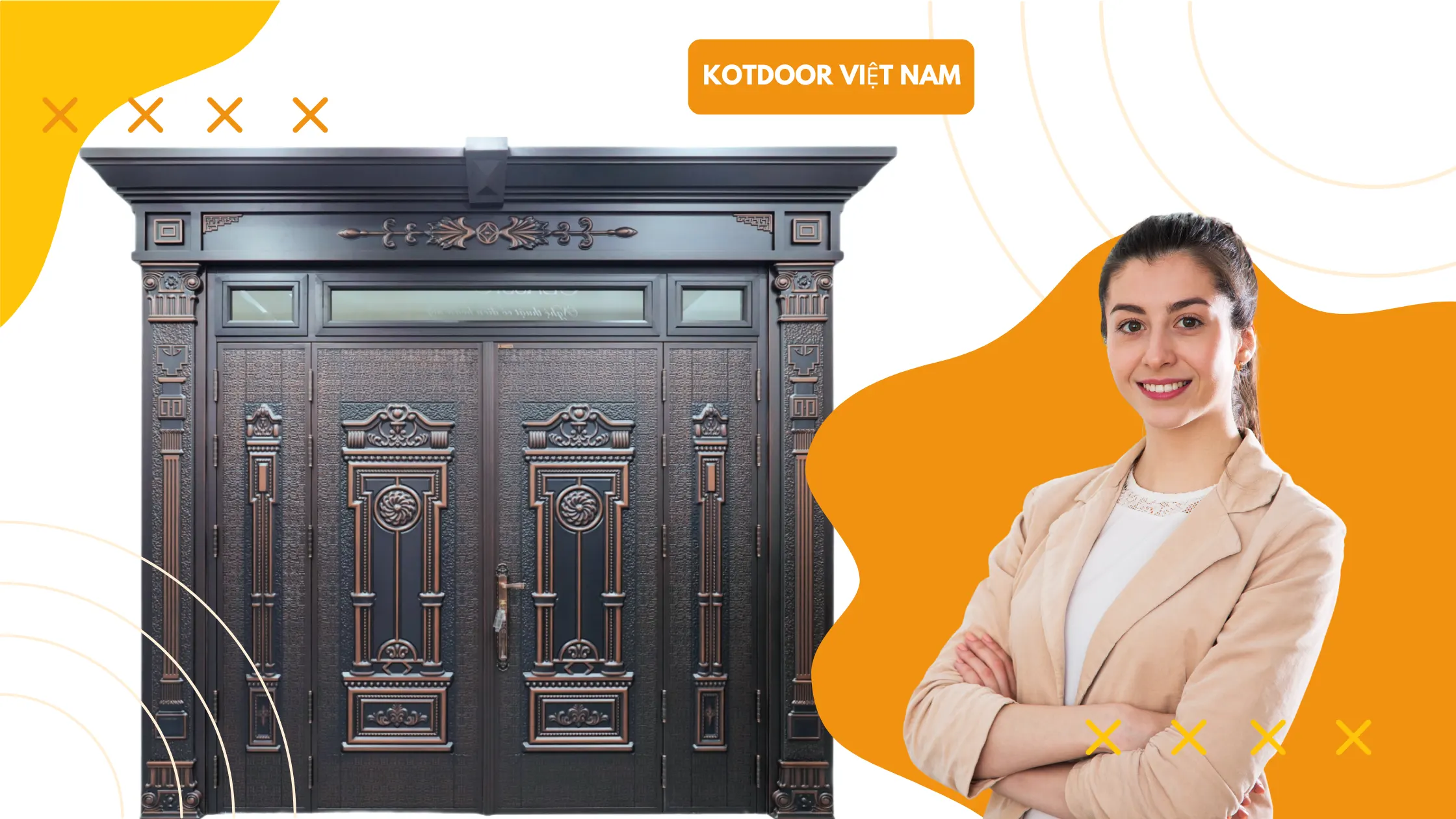 Báo giá cửa thép classic 5d 4 cánh mới nhất hiện nay