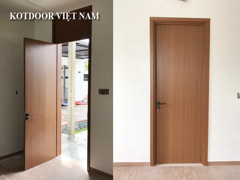 Cửa nhựa giả gỗ có độ bền tốt và tuổi đời lâu dài
