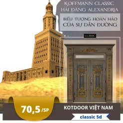 cửa thép classic 2 cánh