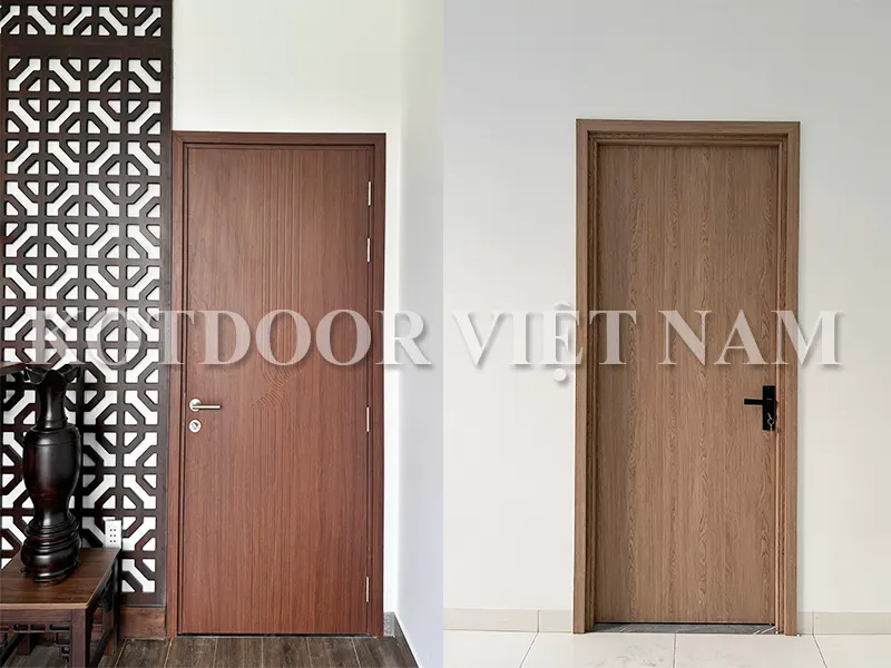 Hình ảnh hoàn thiện cửa thép vân gỗ tại Dắk Lắk Hình ảnh hoàn thiện cửa thép vân gỗ tại Dắk Lắk